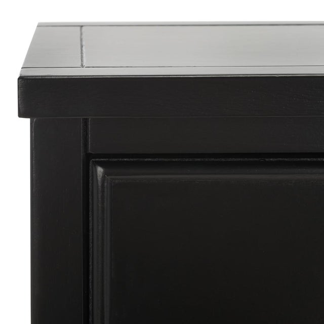 Spritely Home Toby Accent Table with Storage Drawer in Black For Sale - Image 4 of 10