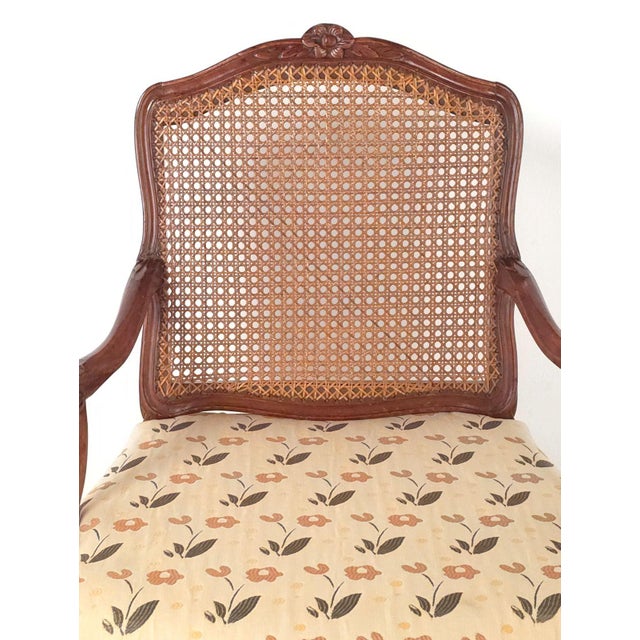 Wood Pair of French Régence-Style Armchairs, 19th Century. Two Pairs Available For Sale - Image 7 of 12