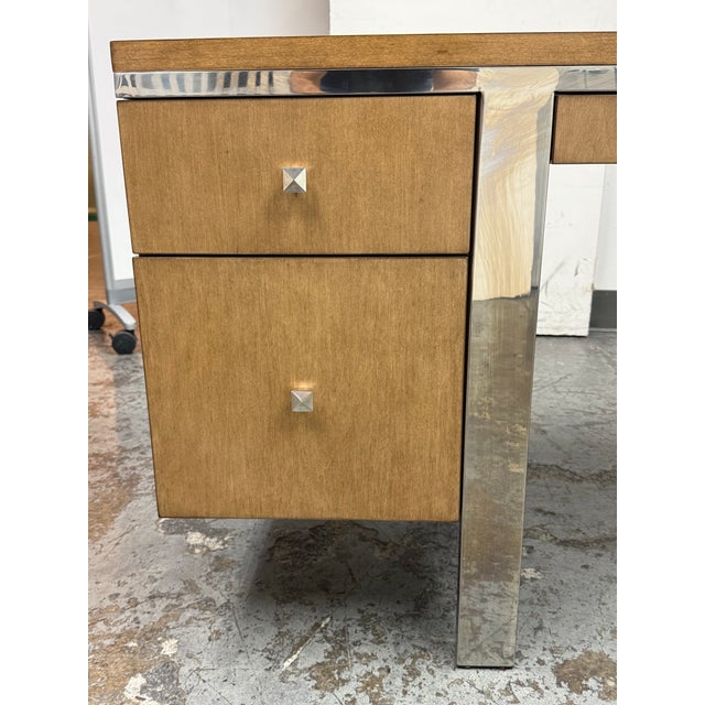 Brown Swaim Executive Desk For Sale - Image 8 of 12
