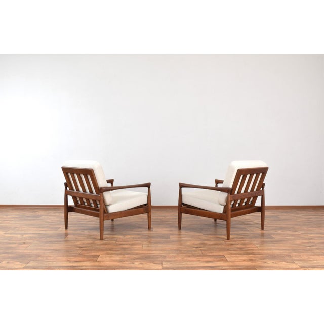 Ikea Mid-Century Oak Kolding Armchairs by Erik Wørts for Ikea, 1960s, Set of 2 For Sale - Image 4 of 14