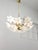 Vintage Italian Murano Glass Flower Chandelier, 1980s For Sale - Image 11 of 16