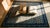 Charming White Ivory and Blue Color With Great Chinoiserie Pattern Antique Chinese Peking Rug For Sale - Image 9 of 9