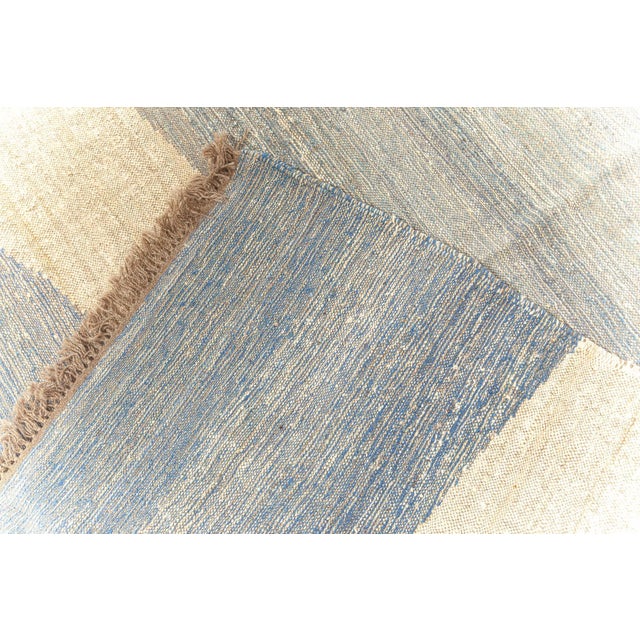 Gray Contemporary Flat-Weave Kilim Rug by Doris Leslie Blau For Sale - Image 8 of 8