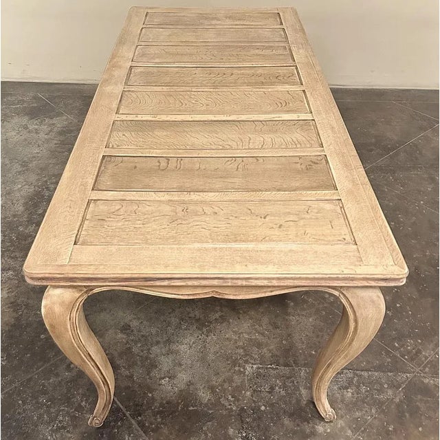 Antique Country French Stripped Fruitwood Dining Table For Sale In Baton Rouge - Image 6 of 14