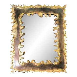 Paul Evans Style Brutalist Mirror