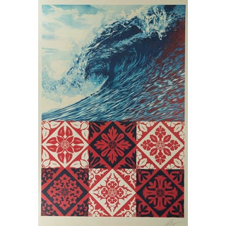 Shepard Fairey, Wave Distress, Lithograph For Sale