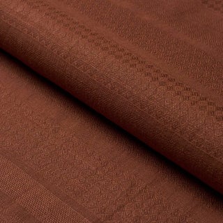 SAMPLE - Schumacher Eivissa Fabric In Sienna For Sale