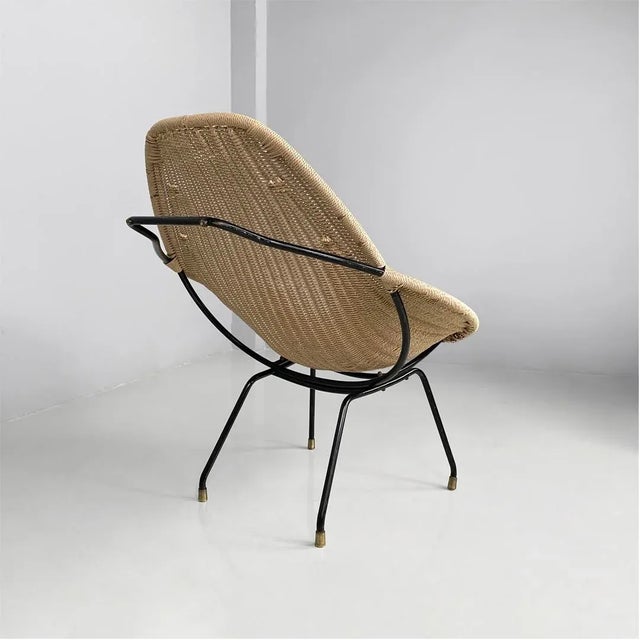 Mid-Century Modern Italian Du 50 Armchair by Gastone Rinaldi for Rima, 1950s For Sale - Image 11 of 18