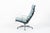 Herman Miller Eames Soft Pad Recliner for Herman Miller, Blue Gray Aluminum Group Lounge Chair For Sale - Image 4 of 17