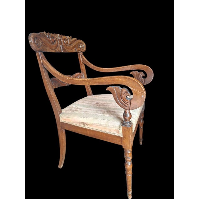 Early 20th Century Charles X Style Armchairs in Wood, Early 1900s, Set of 2 For Sale - Image 5 of 18