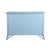 David Francis Pencil Rattan Six-Drawer Dresser, Pool Blue For Sale - Image 4 of 4