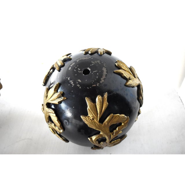 Antique French Empire Napoleon III Bronze Ormolu Chandelier For Sale - Image 9 of 13