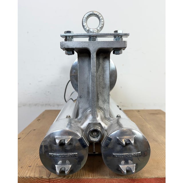 Industrial Japanese Hanging Tube Light from Kokosha Osaka, 1980s For Sale - Image 14 of 18