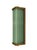 Art Deco Vintage Art Deco Light Old Lamp Wall Sconces Fixture Brass & Opaline Green Glass Rod Ship Light - Pair For Sale - Image 3 of 4