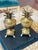 Vintage Mid Century Pair of Brass Pineapple Urns For Sale - Image 6 of 7
