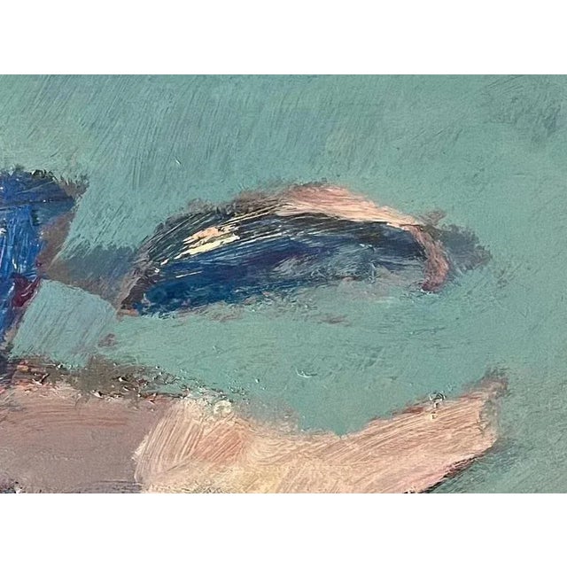 Gold Jean Krille, Landscape 154, Oil on Masonite, 1989 For Sale - Image 8 of 11
