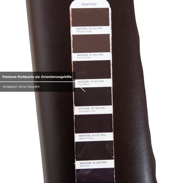 Moore Bed in Brown Leather from Minotti For Sale - Image 6 of 12