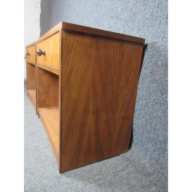 Brown 1960s Midcentury Teak Beside Tables - a Pair For Sale - Image 8 of 12