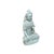 Religious Pale Celadon White GuanYin Bodhisattva Tong Style Porcelain Statue For Sale - Image 3 of 10