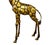 Brass Pair Large Late 20th Century Brass Giraffes, After Sergio Bustamante For Sale - Image 8 of 8