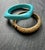 1980s Pair of Vinage Italian Nautical Inspired Bangle Bracelets For Sale - Image 9 of 10
