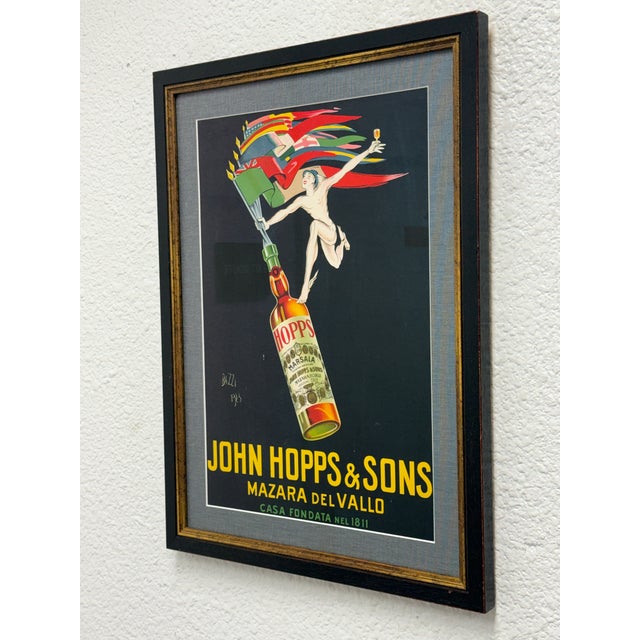 Design Plus Gallery presents a Marsaa Wine Poster Print by Mario Bazzi for John Hopps & Sons Marsala Wine. The original...