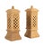 Pair of Monumental Cast Stone Pagoda Garden Lanterns For Sale - Image 4 of 12