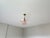Vintage Murano Glass Ruffled Floral Pendant Light – Pink Swirl & Daisy Shades For Sale - Image 12 of 18