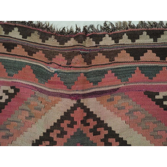 Vintage Afghan Nomadic Kilim Rug, 1940s For Sale - Image 6 of 13