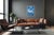 Blue 2026, Figurative Tribal Furniture, Handmade Monotype Cyanotype in Blue Tones, Stone Tools Silhouettes on Paper For Sale - Image 8 of 8