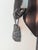 Contemporary '90s Beaded Grey Wristlet by Mona For Sale - Image 3 of 5