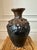 Contemporary Vintage 1970’s Signed Brutalist Ceramic Vase in Brown For Sale - Image 3 of 14
