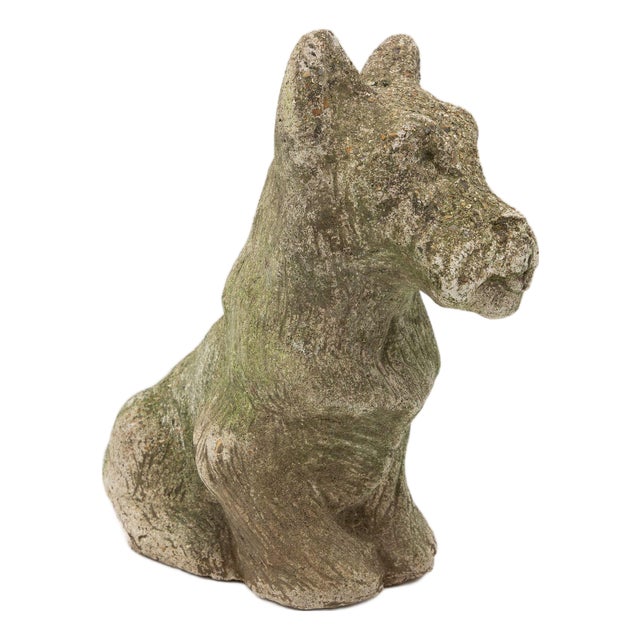 Composite Stone Scottie or Westie Dog, English Mid 20th C. For Sale