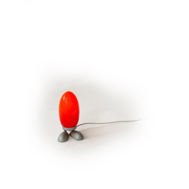 Metal Vintage Fjorton Dino Egg Lamp by Tatsuo Konno for Ikea, 1990s For Sale - Image 7 of 7