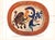Abstract "Ceramiqués De Picasso" (Ceramics) 1948 True First Edition Prints - Bulls - Set of 3 For Sale - Image 3 of 4