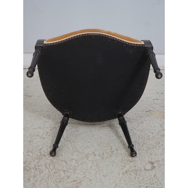 Pair of English Adams Style Mahogany Inlaid Armchairs For Sale - Image 18 of 18