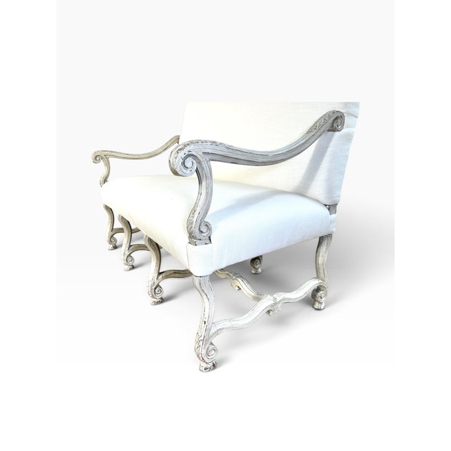 1920s French Settee, Early 1900s For Sale - Image 5 of 8