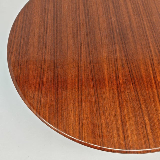 T69 Tondo Table in Teak by Osvaldo Borsani for Tecno, 1970s For Sale - Image 10 of 18