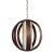 1960s Mid Century Bentwood Globe Pendant Swag Light For Sale