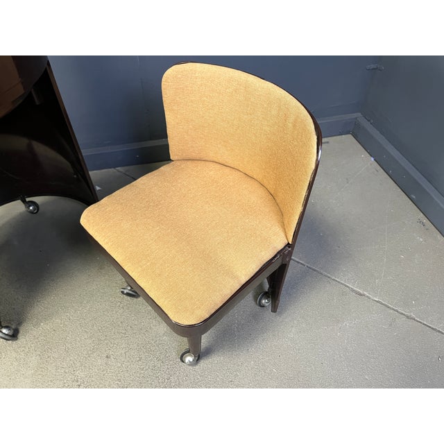 Silvi Vanity Table on Wheels and Chair from Studio Kastilia, 1970s, Set of 2 For Sale - Image 9 of 10
