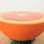 Vintage Orange Table with Glass Top and Metal Legs, 1970s For Sale - Image 4 of 9