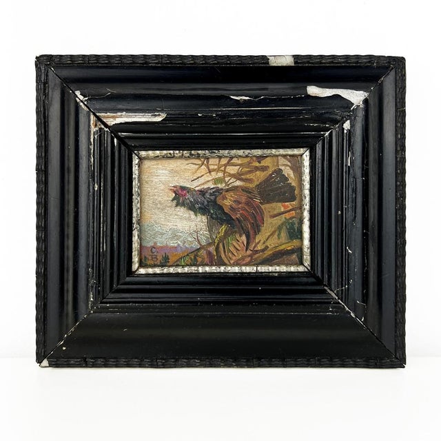 Capercaillie, 1890, Miniature Oil Painting, Framed For Sale - Image 11 of 12