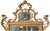 Antique Carved Wooden Framed Mirror, 1800s For Sale - Image 4 of 11