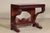 Early 20th Century Antique Dutch Colonial Teak Pier Console Table with Carved Details and Sunburst For Sale - Image 5 of 12