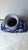 Asian Classic Blue and White Porcelain Round Vase Intricate Hand-Painted For Sale - Image 3 of 11
