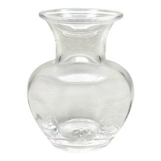 Vintage 1980’s Simon Pearce “Shelburne” Hand Blown Glass Vase For Sale
