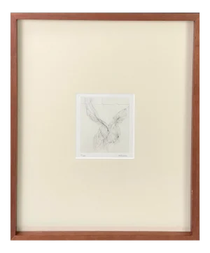 Hans Bellmer (German, 1902-1975) - Untitled Surrealist Figurative Etching, Signed/Numbered (Ca. 1950, Framed)
