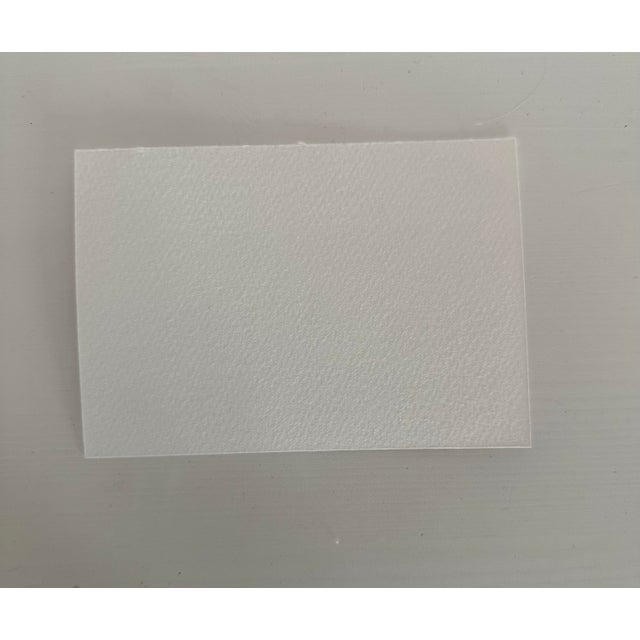 Abstract “Misty Tree Line” Original Watercolor Landscape by Nancy Smith For Sale - Image 3 of 3