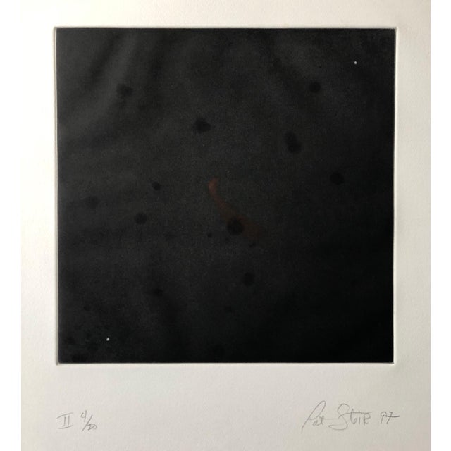 Abstract Expressionism Pat Steir, Comet, Outer Space Dark Series Aquatint Etching Color Abstract Expressionist For Sale - Image 3 of 6