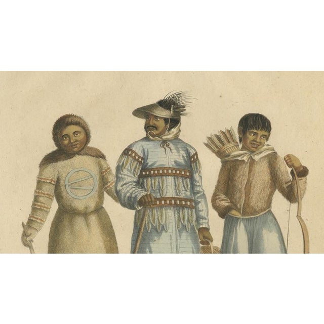Brodtmann, Nenet, Aleut & Inuit Costume Study, Lithograph, 1816 For Sale - Image 4 of 10